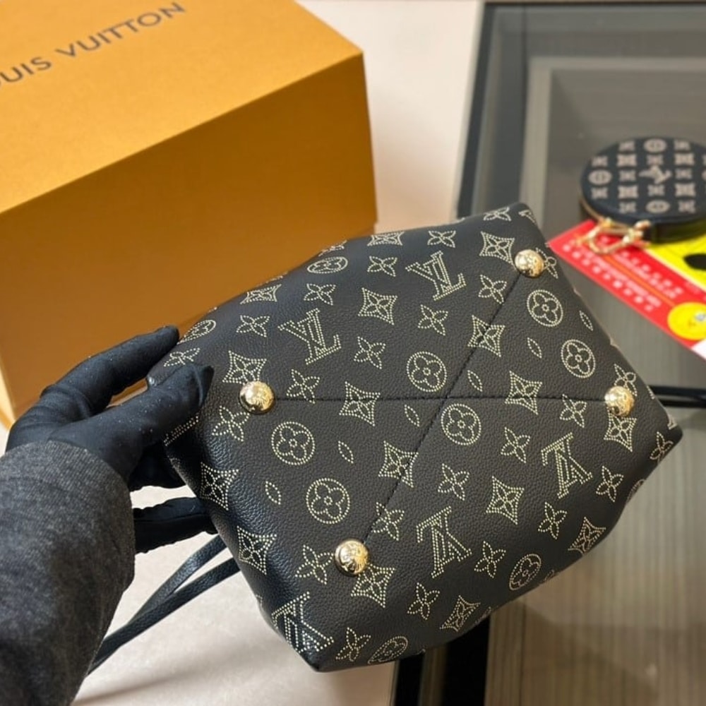 LOUIS VUITTON BELLA MAHINA MONOGRAM BLACK 22CM M23392 - Image 8