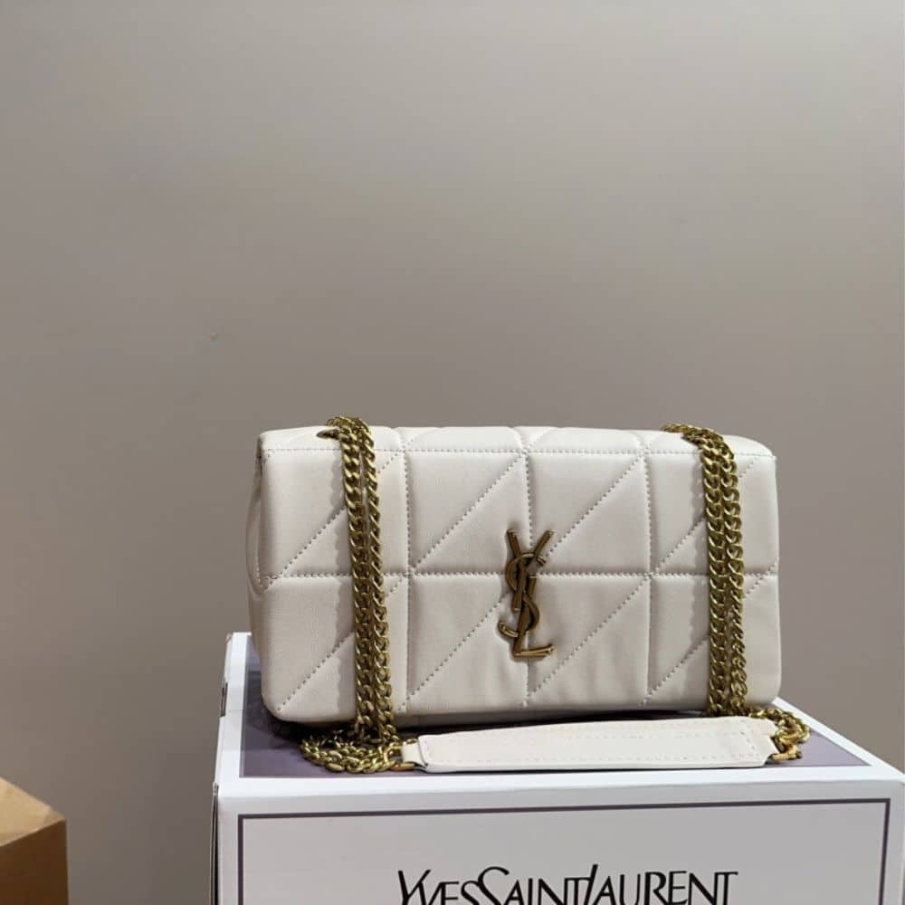 Alternative view of SAINT LAURENT JAMIE MEDIUM IN WHITE 26CM