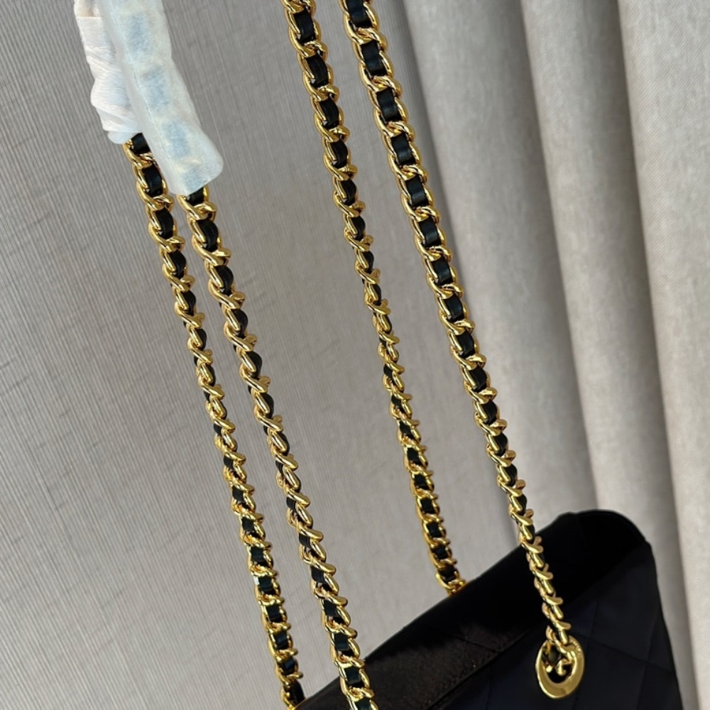 PRADA RE EDITION 1995 CHAÎNE RE NYLON TOTE BAG BLACK 25CM 1BG468 2AOS F0002 V COO - Image 7