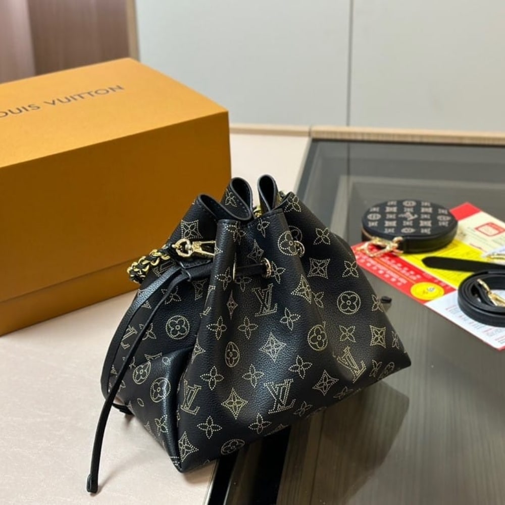 LOUIS VUITTON BELLA MAHINA MONOGRAM BLACK 22CM M23392 - Image 3