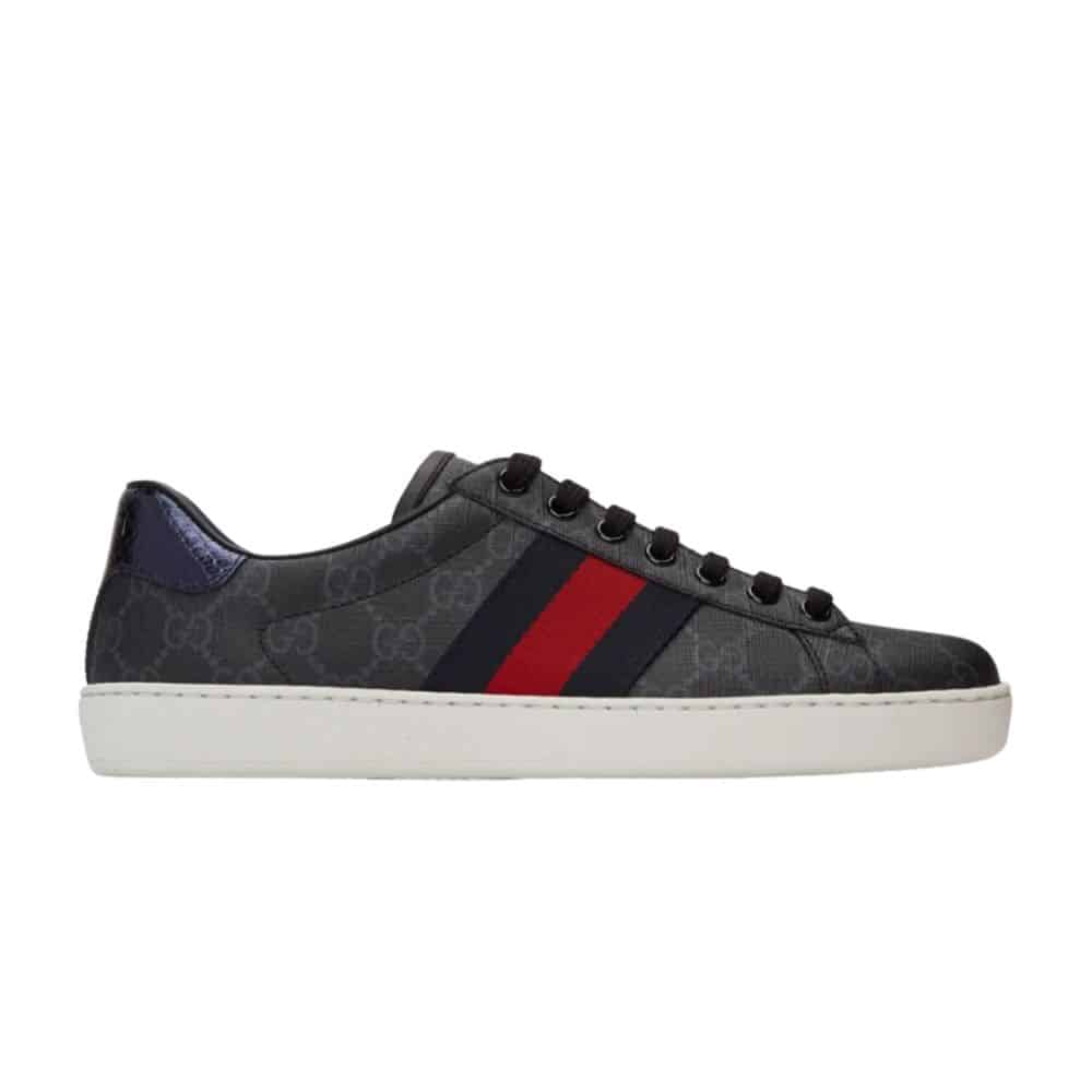 GUCCI GG ACE SUPREME SNEAKERS BLACK 429445 K2LH0 1130