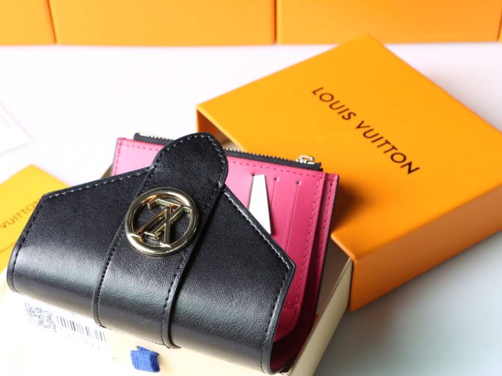 LOUIS VUITTON LV PONT 9 COMPACT WALLET BLACK 12CM M69175 - Image 5