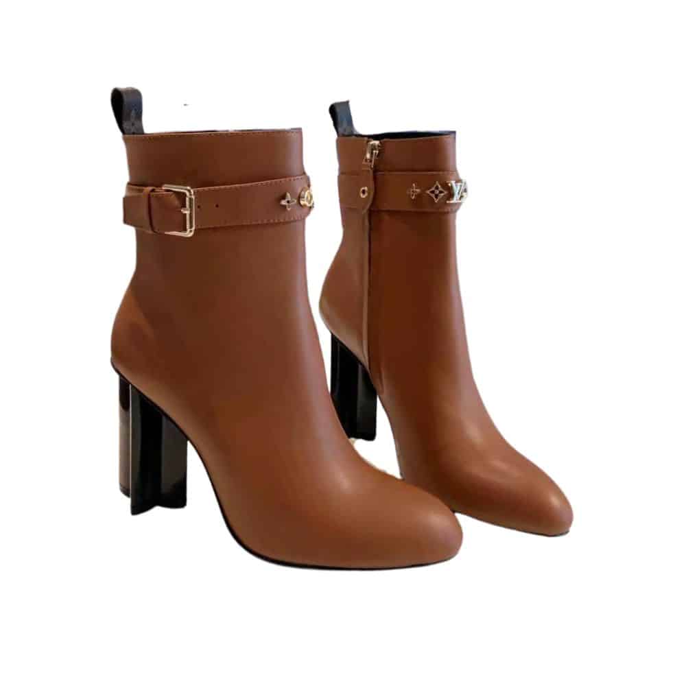 LOUIS VUITTON ANKLE BOOT BROWN