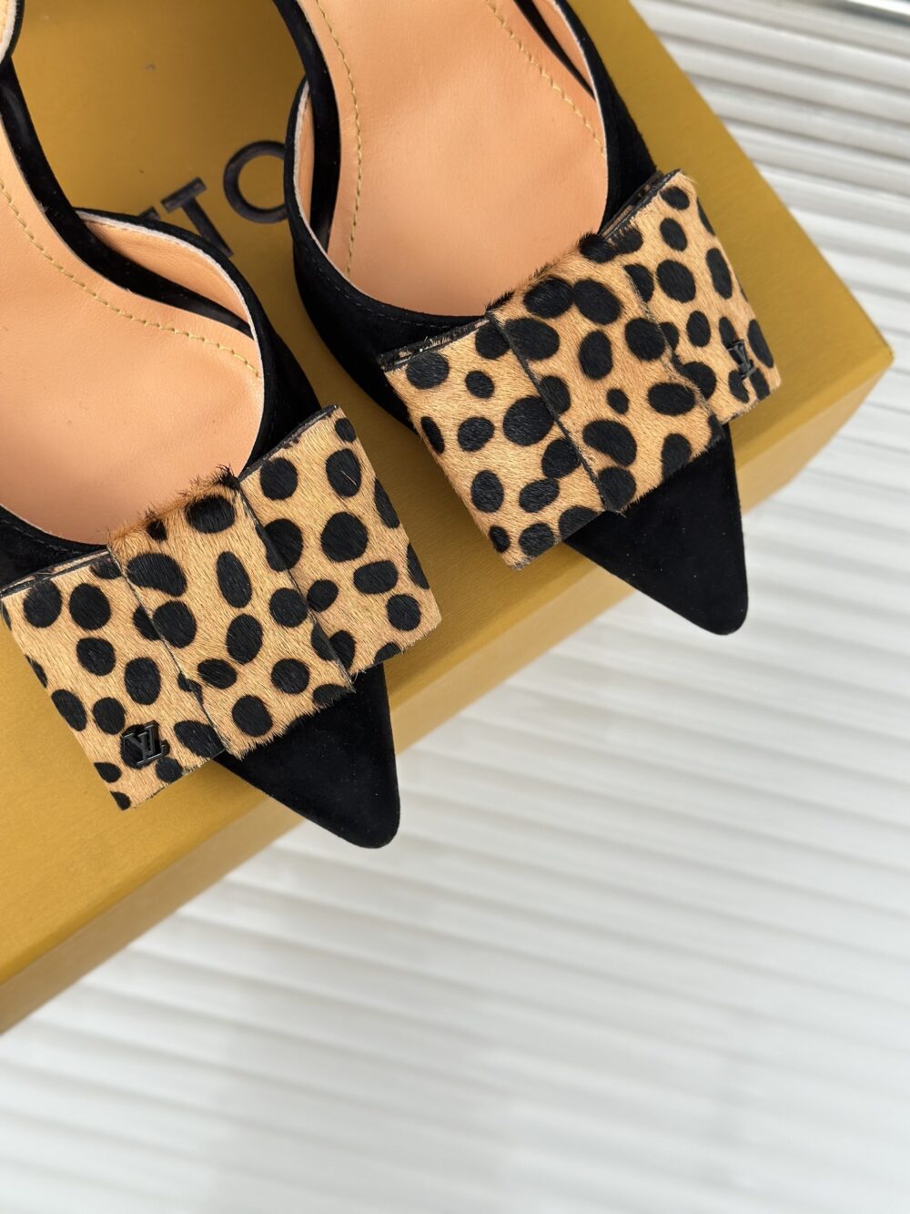LOUIS VUITTON BLOSSOM SLINGBACK PUMP BLACK 1AC8B4 - Image 7