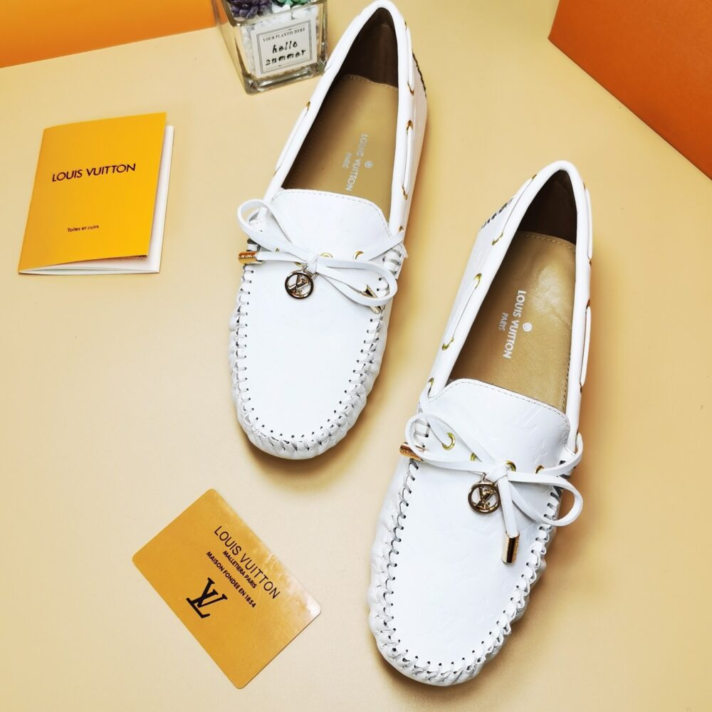 LOUIS VUITTON ARIZONA MOCASSIN WHITE - Image 4
