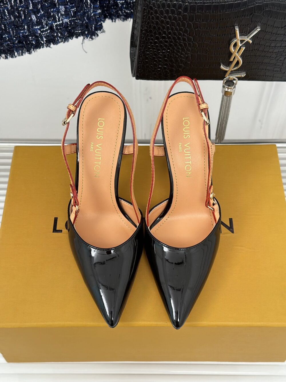 LOUIS VUITTON BLOSSOM SLINGBACK PUMP BLACK 1AC8NP - Image 7