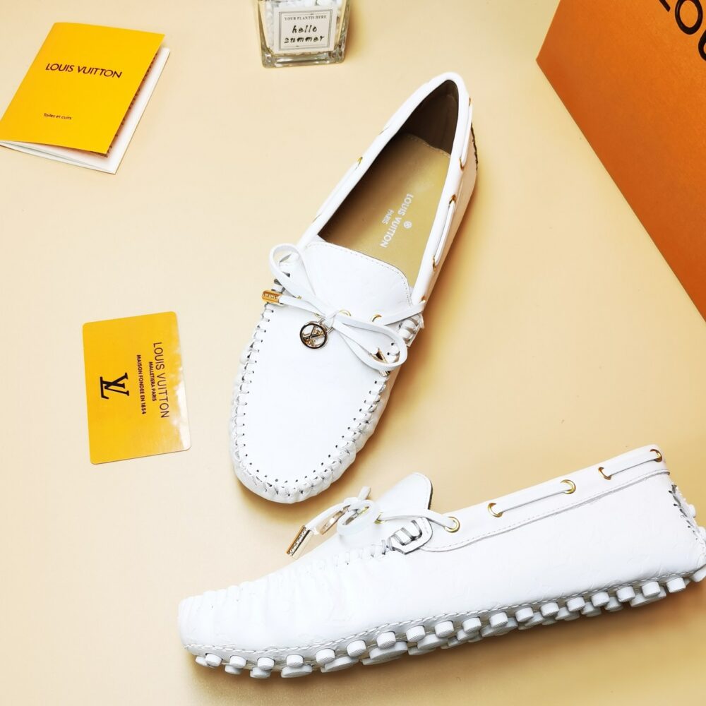 LOUIS VUITTON ARIZONA MOCASSIN WHITE - Image 5