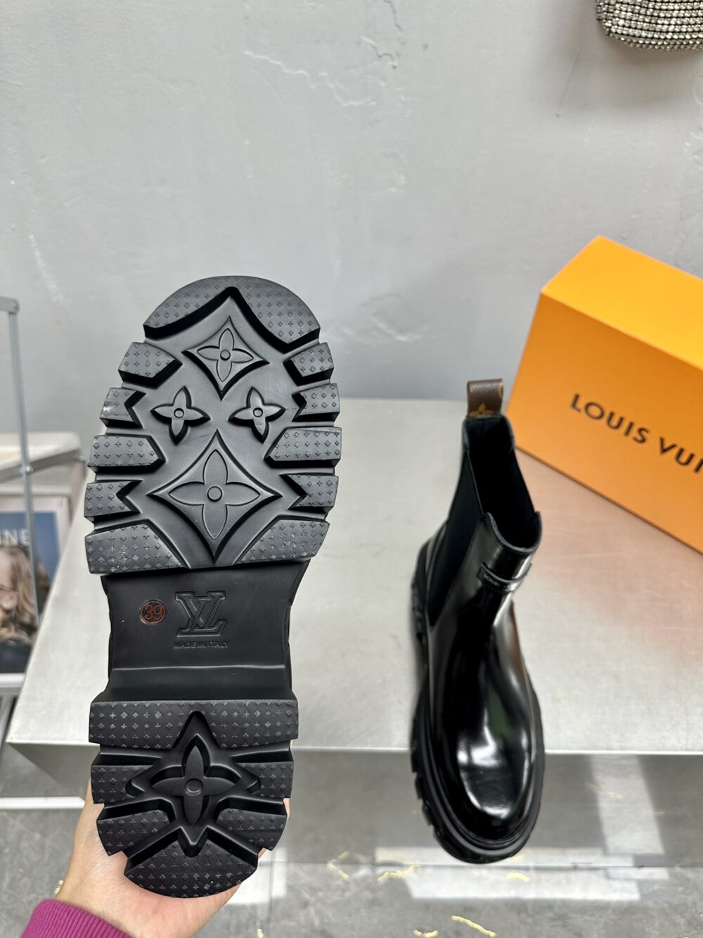 Alternative view of LOUIS VUITTON LV RECORD CHELSEA BOOT BLACK 1AC7YI