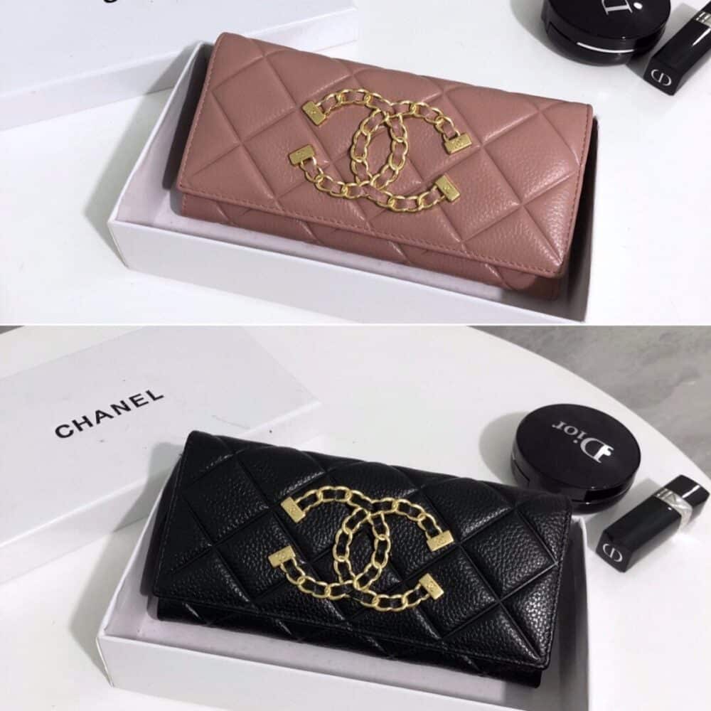 CHANEL CC LONG FLAP WALLET BLACK 19CM - Image 3