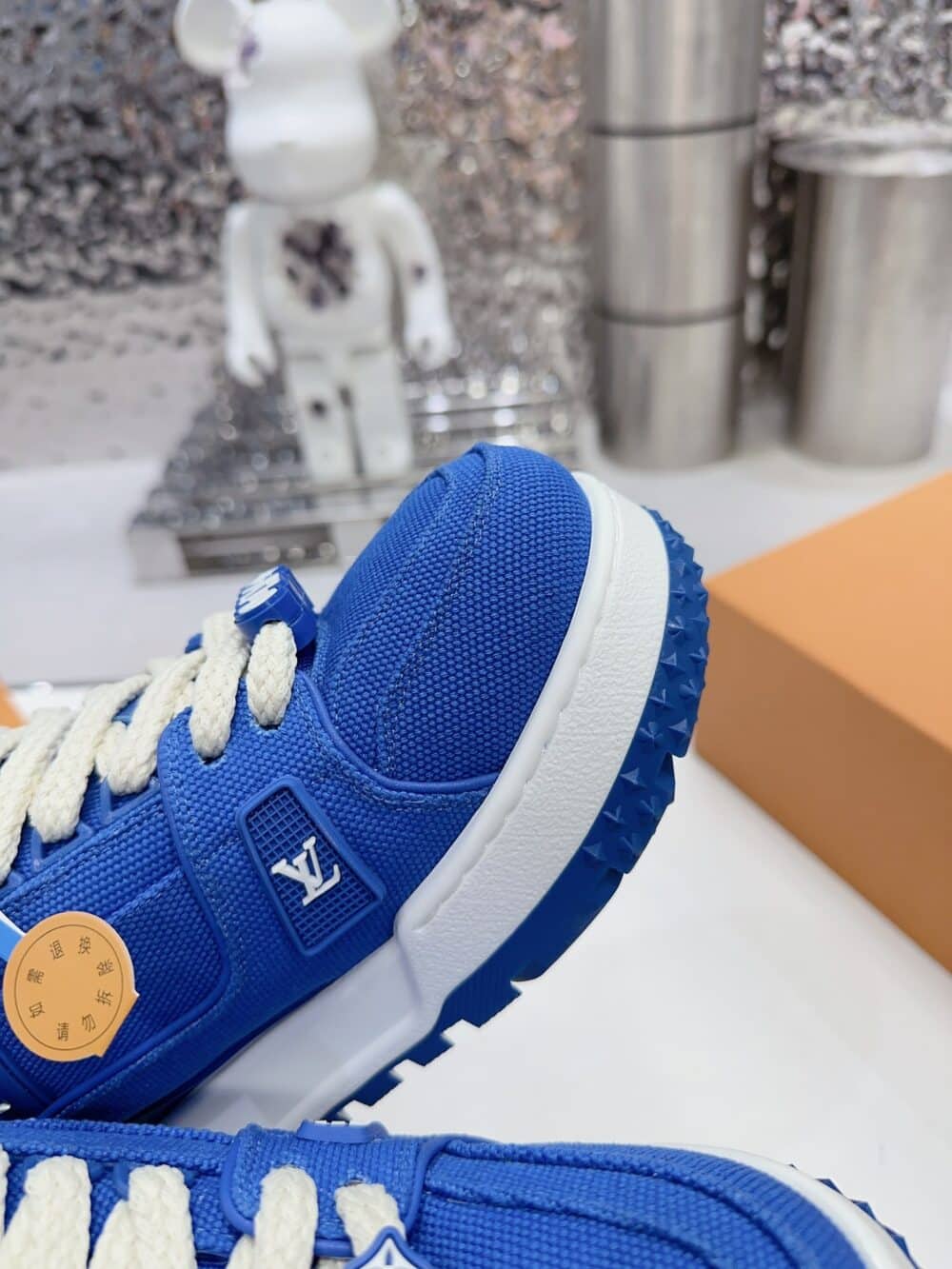 LOUIS VUITTON LV TRAINER MAXI SNEAKER BLUE 1ABM2L - Image 7