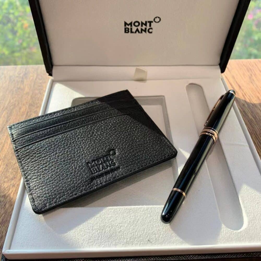 Alternative view of MONTBLANC SET WITH THE  MEISTERSTÜCK BALLPOINT PEN PEN AND WALLET