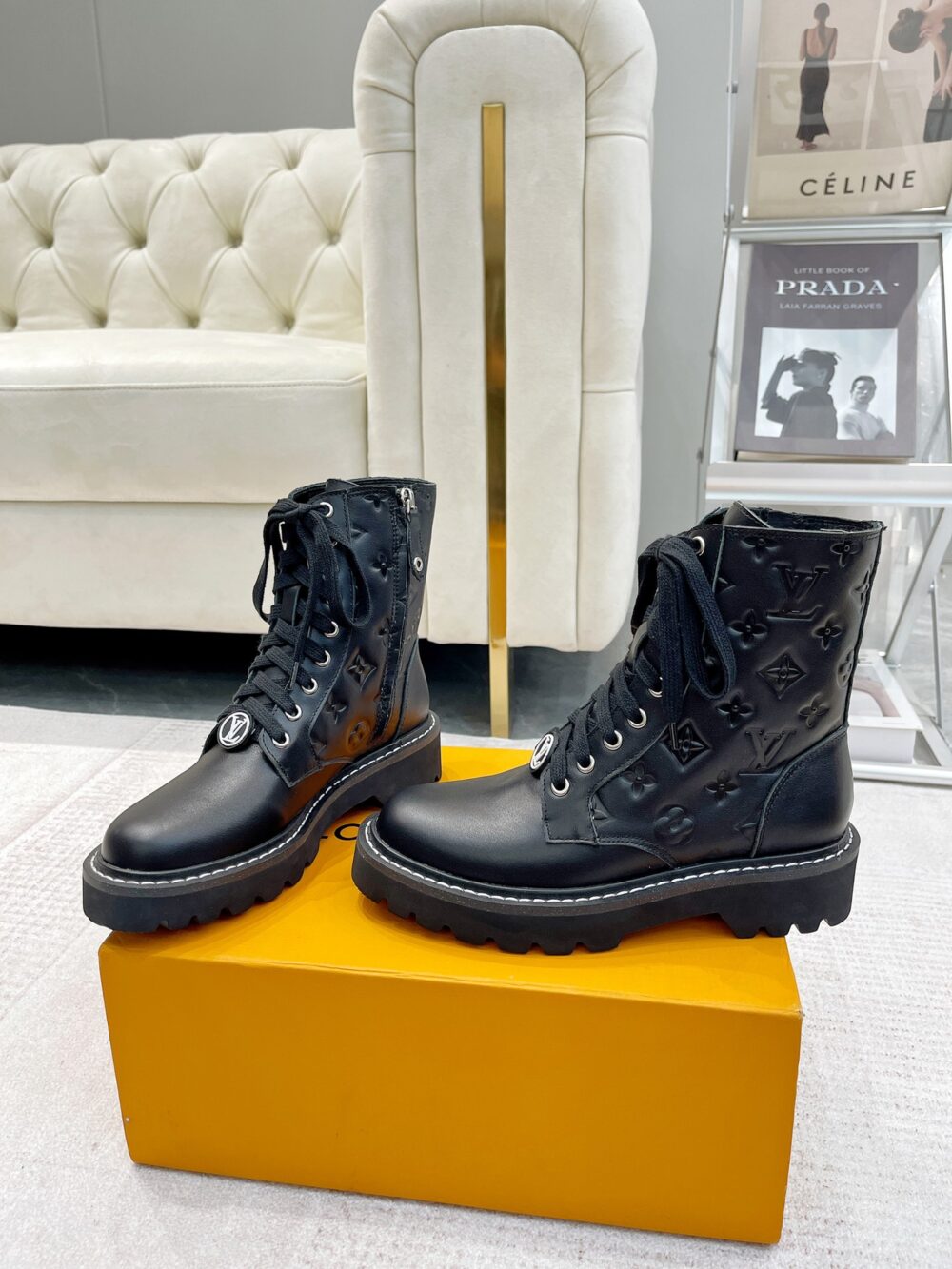 LOUIS VUITTON TERRITORY FLAT RANGER BLACK 1ABUVN - Image 5