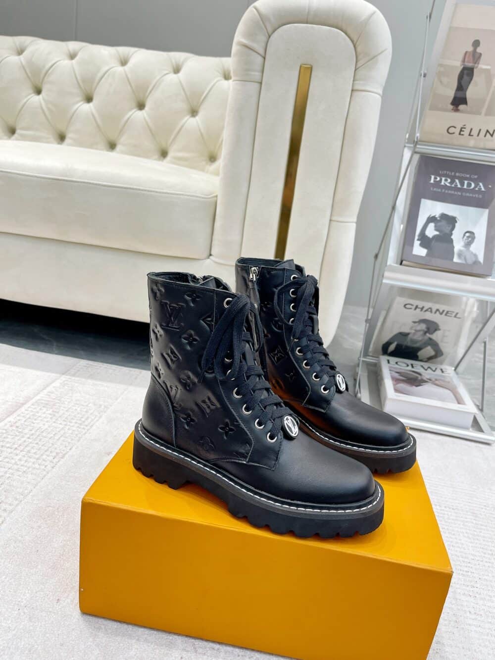 LOUIS VUITTON TERRITORY FLAT RANGER BLACK 1ABUVN - Image 7