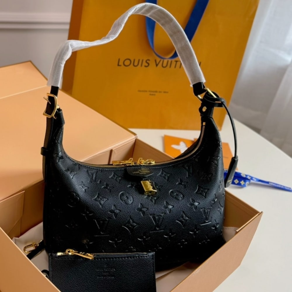 Alternative view of LOUIS VUITTON SAC SPORT BAG MONOGRAM EMPREINTE BLACK 27CM M46610