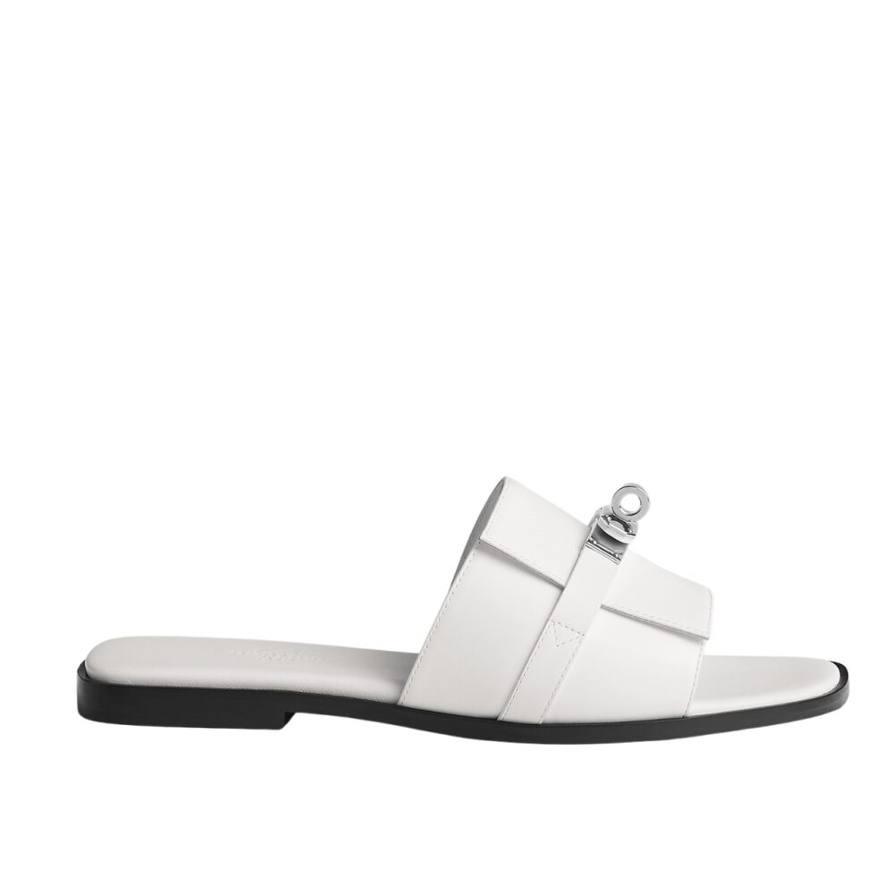HERMES GIULIA SANDAL WHITE H231056Z 90360