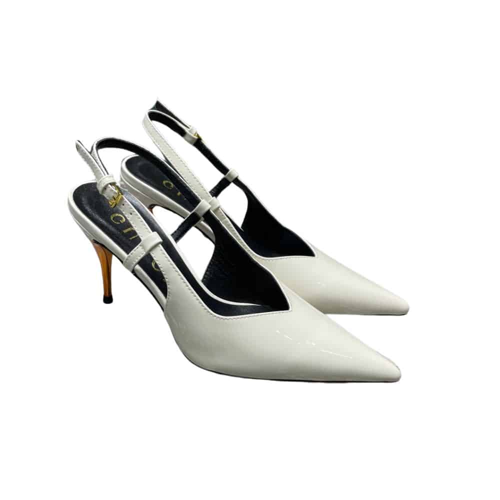 GUCCI WOMEN'S PLATFORM PUMP WHITE