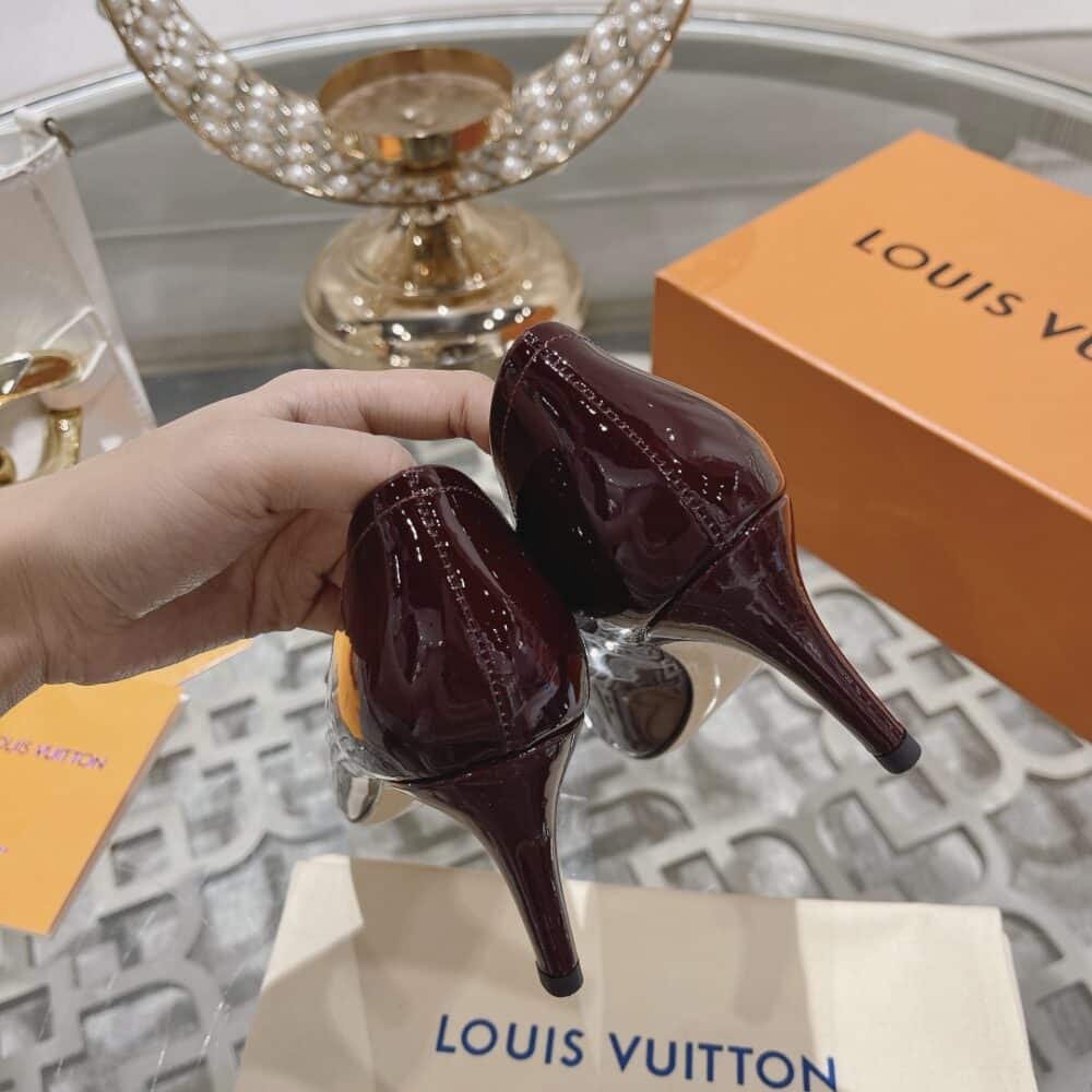 LOUIS VUITTON BLOSSOM PUMP RED - Image 8