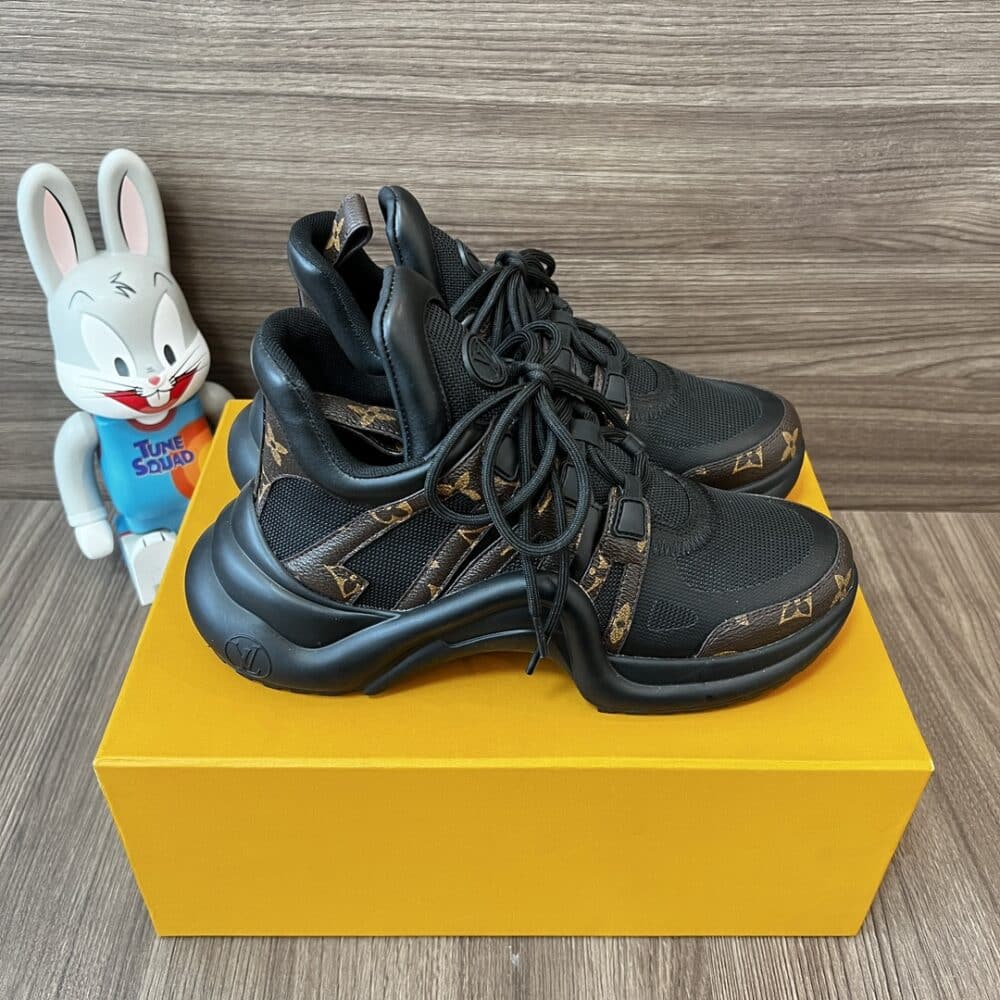 LOUIS VUITTON ARCHLIGHT SNEAKER BLACK 1A43LB - Image 7