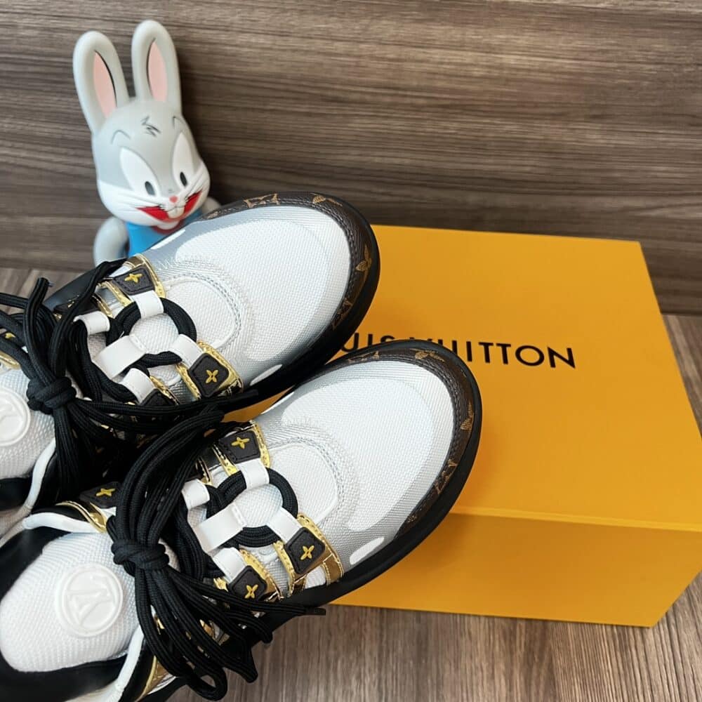 LOUIS VUITTON ARCHLIGHT SNEAKER GOLD 1A7ROA - Image 4