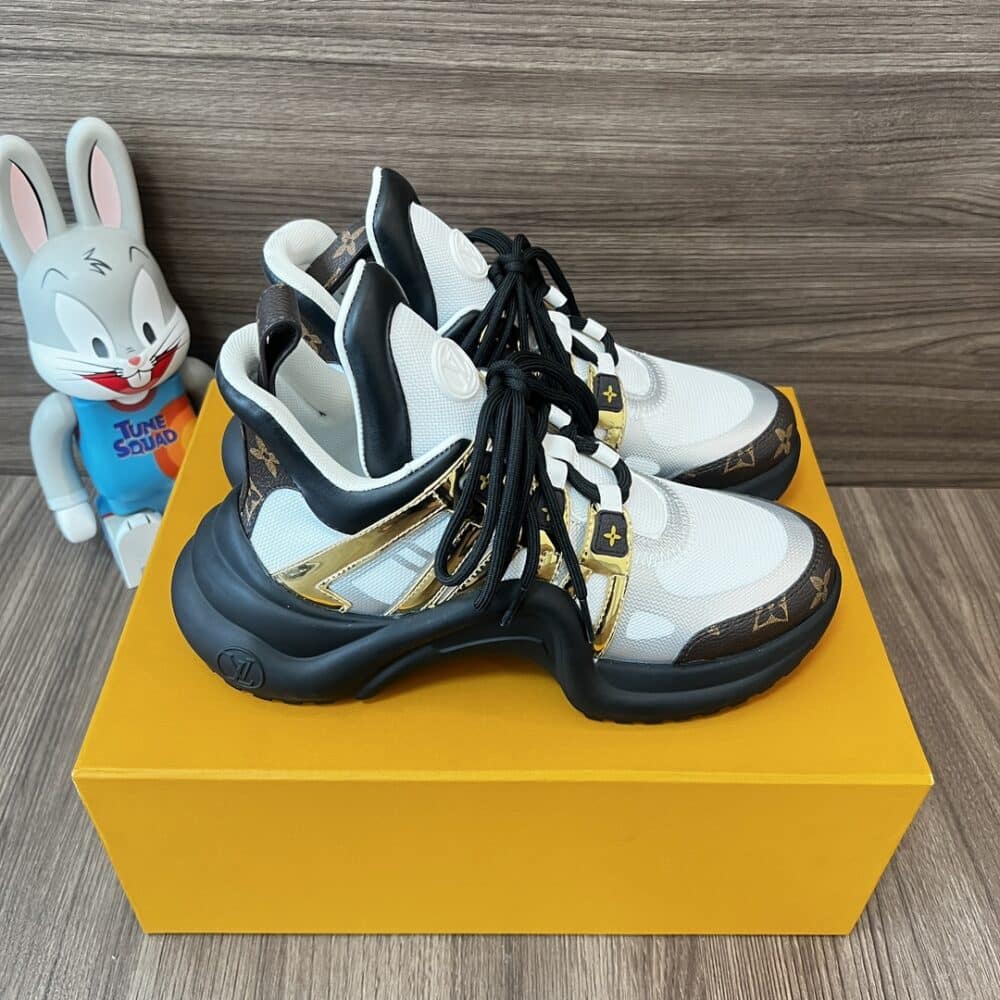 LOUIS VUITTON ARCHLIGHT SNEAKER GOLD 1A7ROA - Image 6