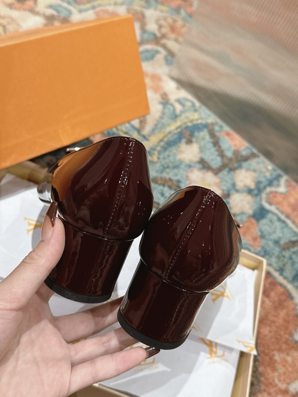 LOUIS VUITTON MADELEINE PUMPS BROWN - Image 7