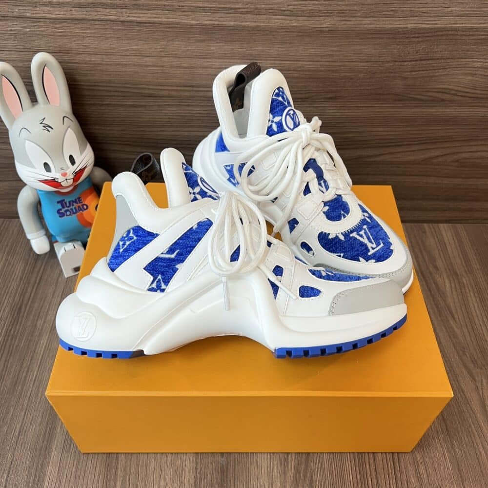 LOUIS VUITTON ARCHLIGHT SNEAKER BLUE 1AACTS - Image 3
