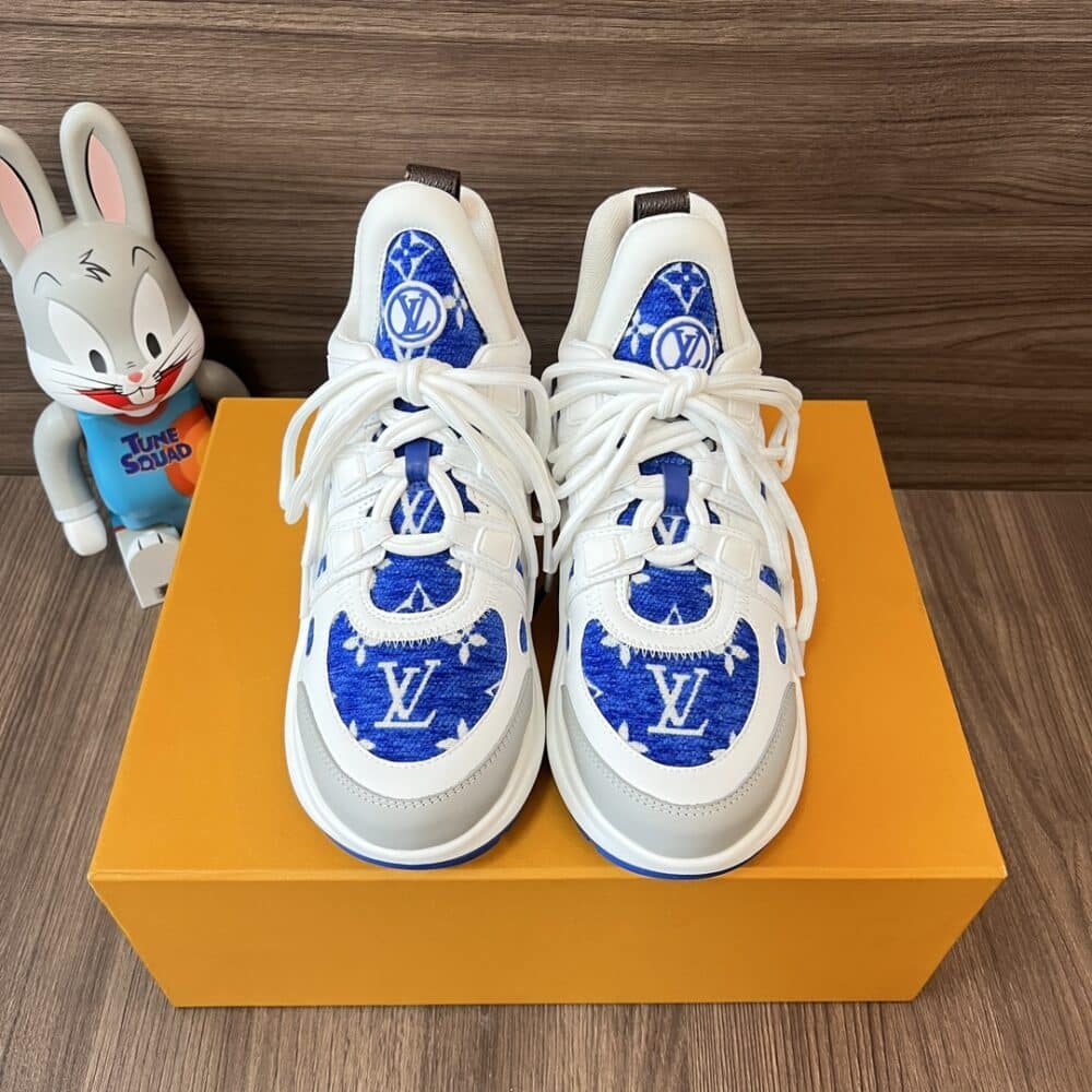 LOUIS VUITTON ARCHLIGHT SNEAKER BLUE 1AACTS - Image 4