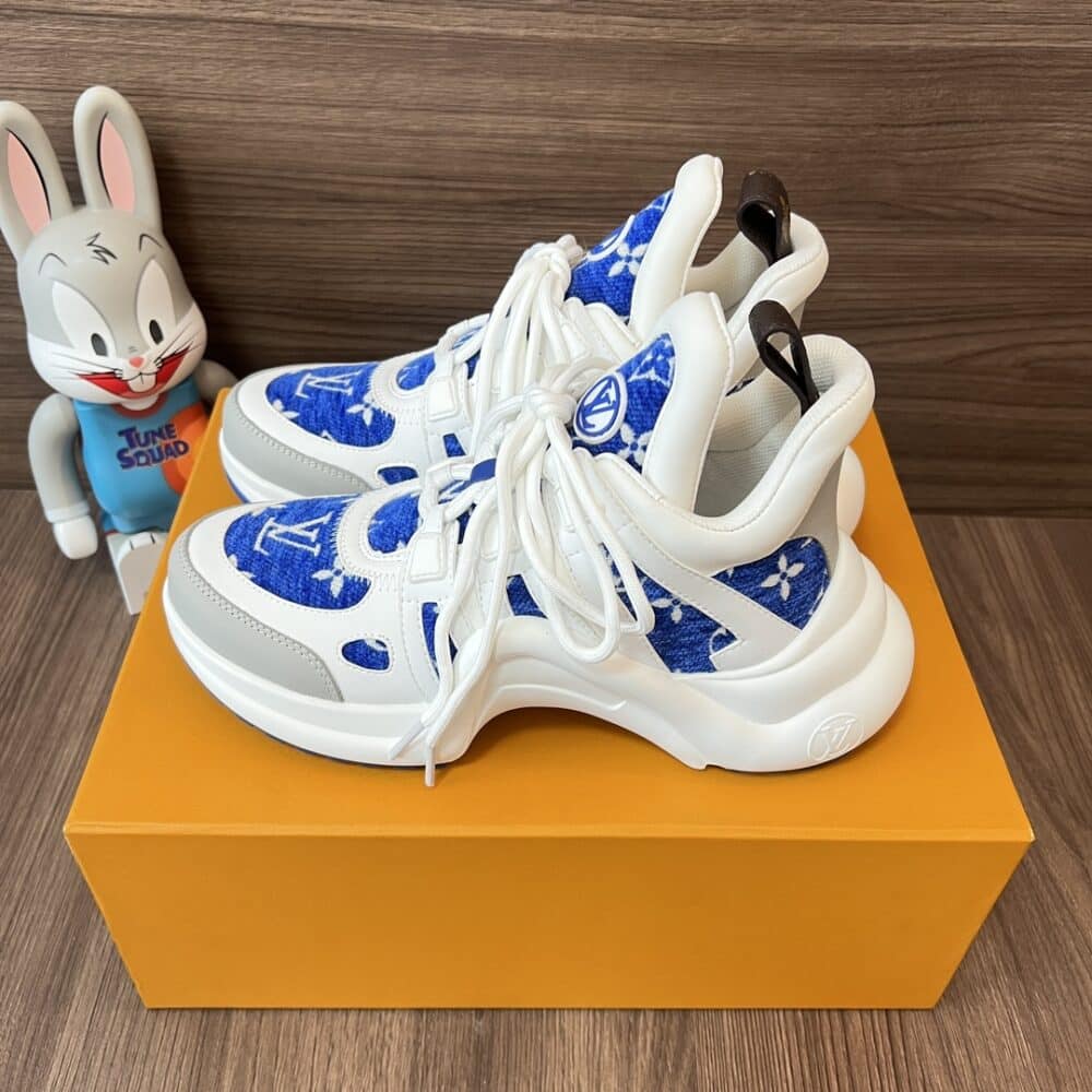 LOUIS VUITTON ARCHLIGHT SNEAKER BLUE 1AACTS - Image 5
