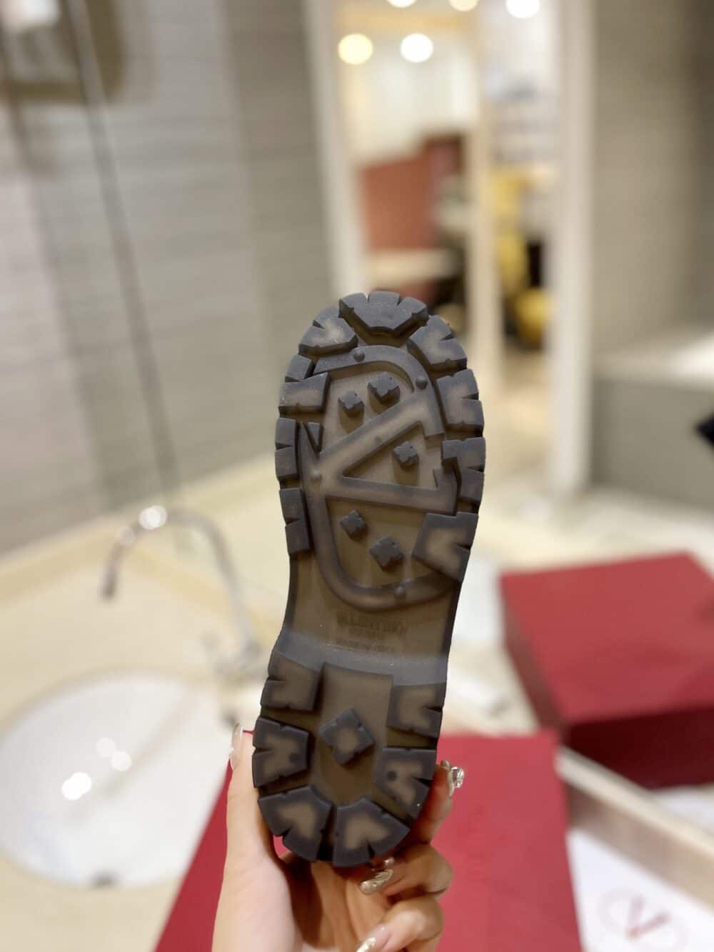 Alternative view of VALENTINO GARAVANI ONE STUD BEATLE BOOT IN CALFSKIN BLACK