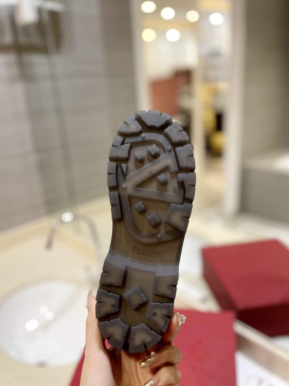 Alternative view of VALENTINO GARAVANI ONE STUD BEATLE BOOT IN CALFSKIN LIGHT IVORY 2W2S0FY1KUM I16