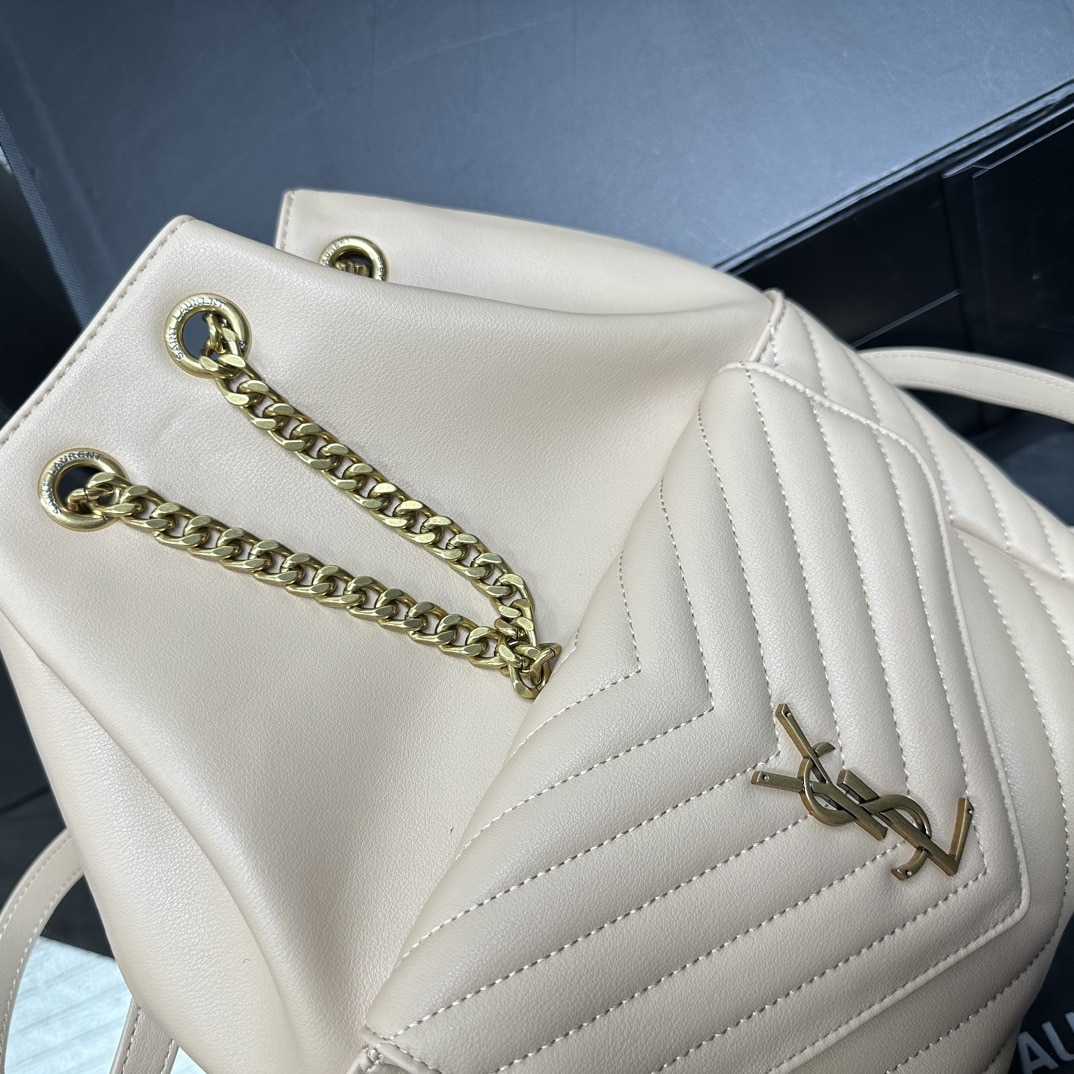 SAINT LAURENT JOE BACKPACK IN BEIGE 29CM 6726091EL079207 - Image 2