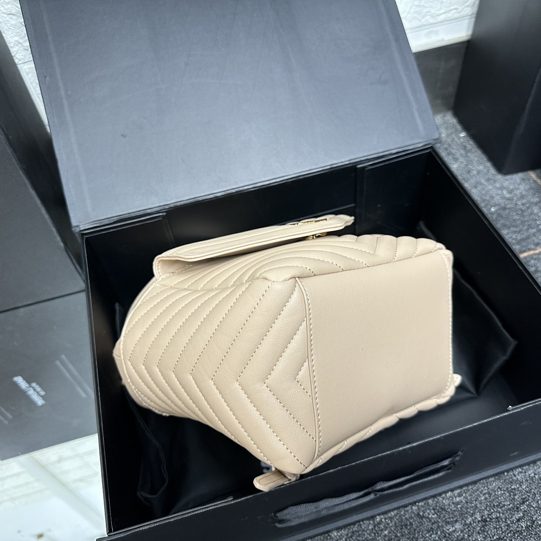 SAINT LAURENT JOE BACKPACK IN BEIGE 29CM 6726091EL079207 - Image 3