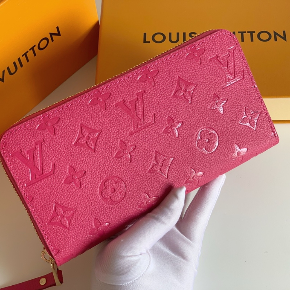 LOUIS VUITTON ZIPPY WALLET MONOGRAM DARK PINK 19CM M83639 - Image 5