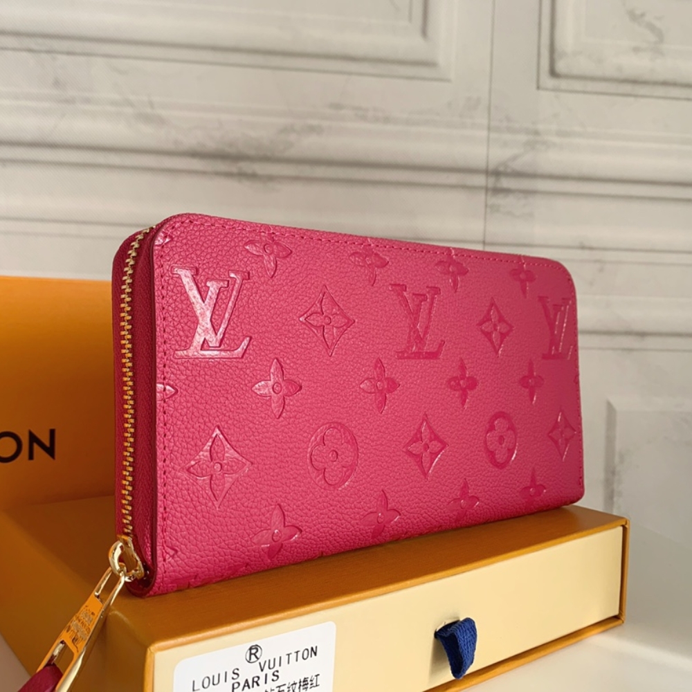 LOUIS VUITTON ZIPPY WALLET MONOGRAM DARK PINK 19CM M83639 - Image 3