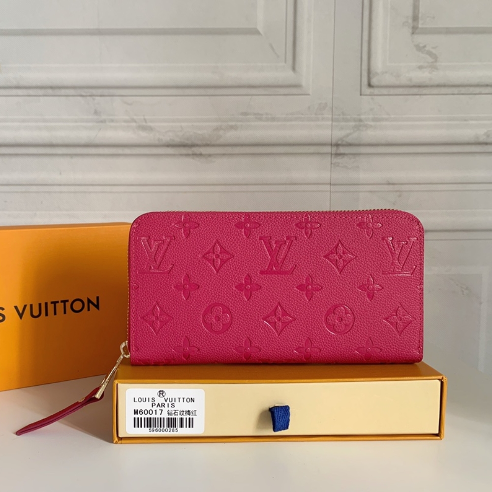 Alternative view of LOUIS VUITTON ZIPPY WALLET MONOGRAM DARK PINK 19CM M83639