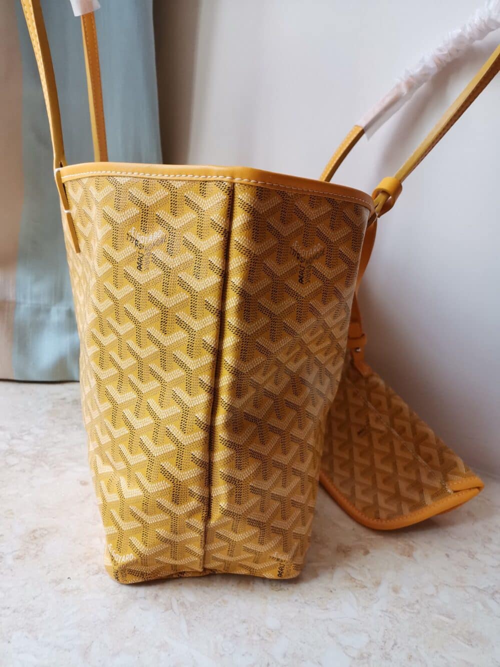 Alternative view of GOYARD ANJOU PM BAG YELLOW 40CM ANJOUSPMLCG08TY08P