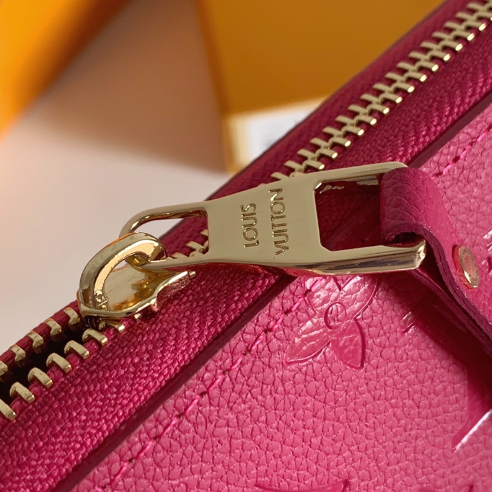 LOUIS VUITTON ZIPPY WALLET MONOGRAM DARK PINK 19CM M83639 - Image 6