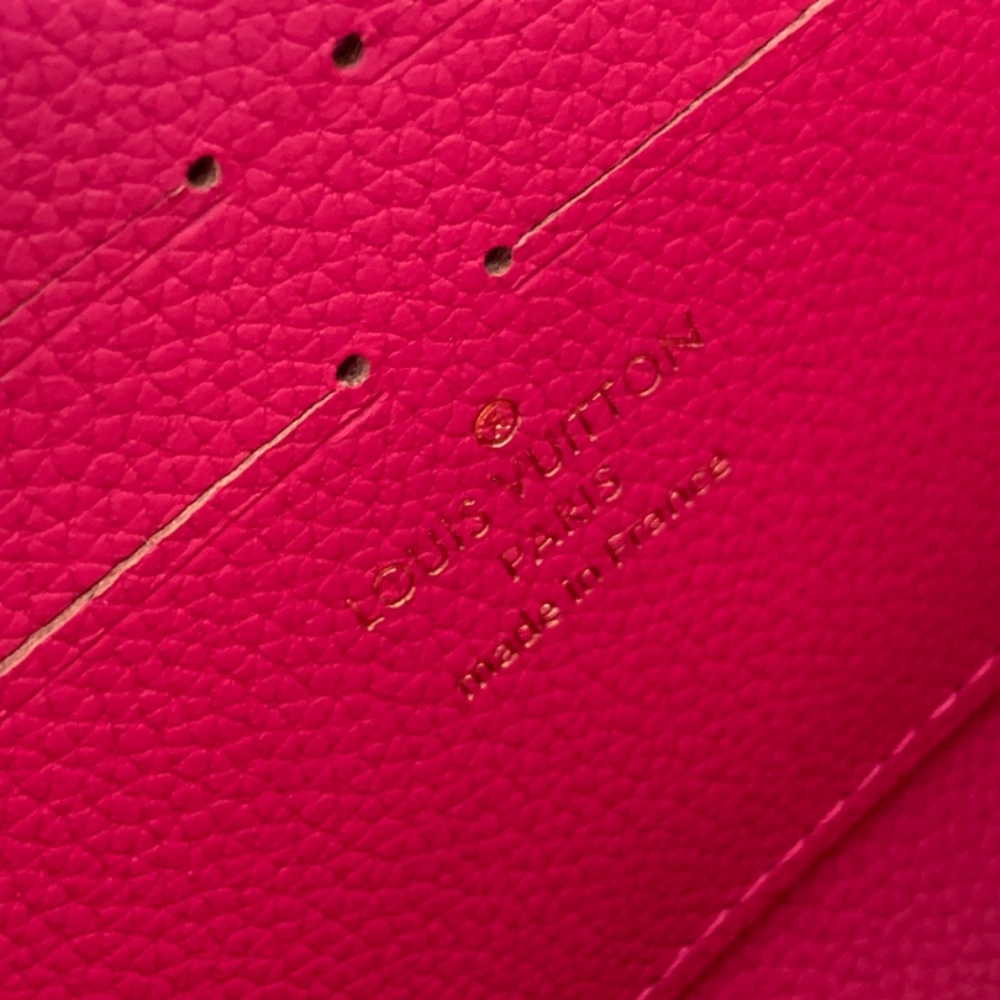 LOUIS VUITTON ZIPPY WALLET MONOGRAM DARK PINK 19CM M83639 - Image 7