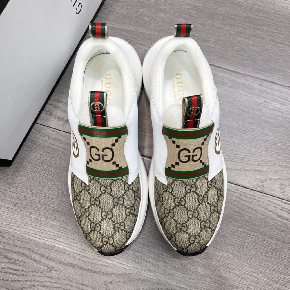 GUCCI SNEAKER GG CANVAS BEIGE WHITE - Image 7