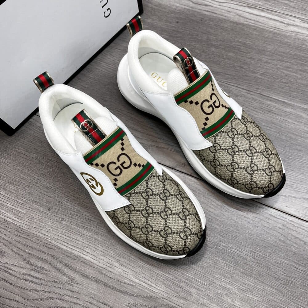 GUCCI SNEAKER GG CANVAS BEIGE WHITE - Image 8