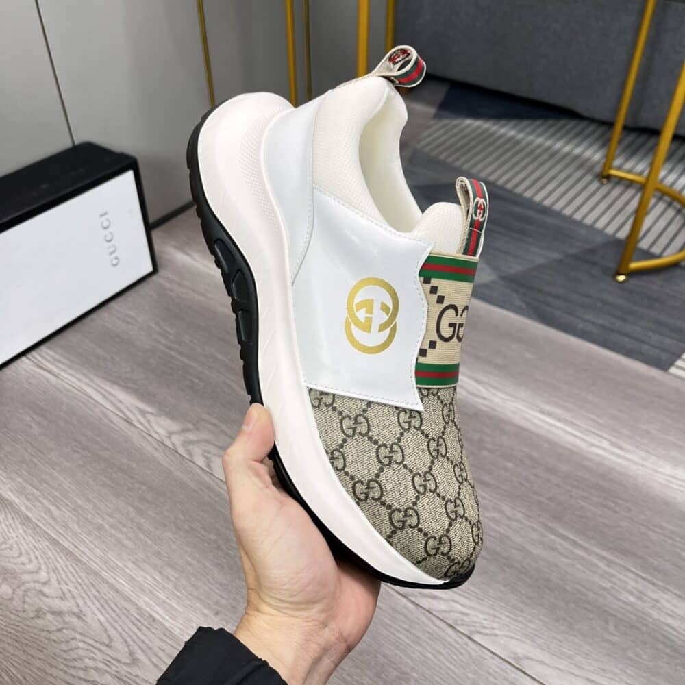 GUCCI SNEAKER GG CANVAS BEIGE WHITE - Image 10