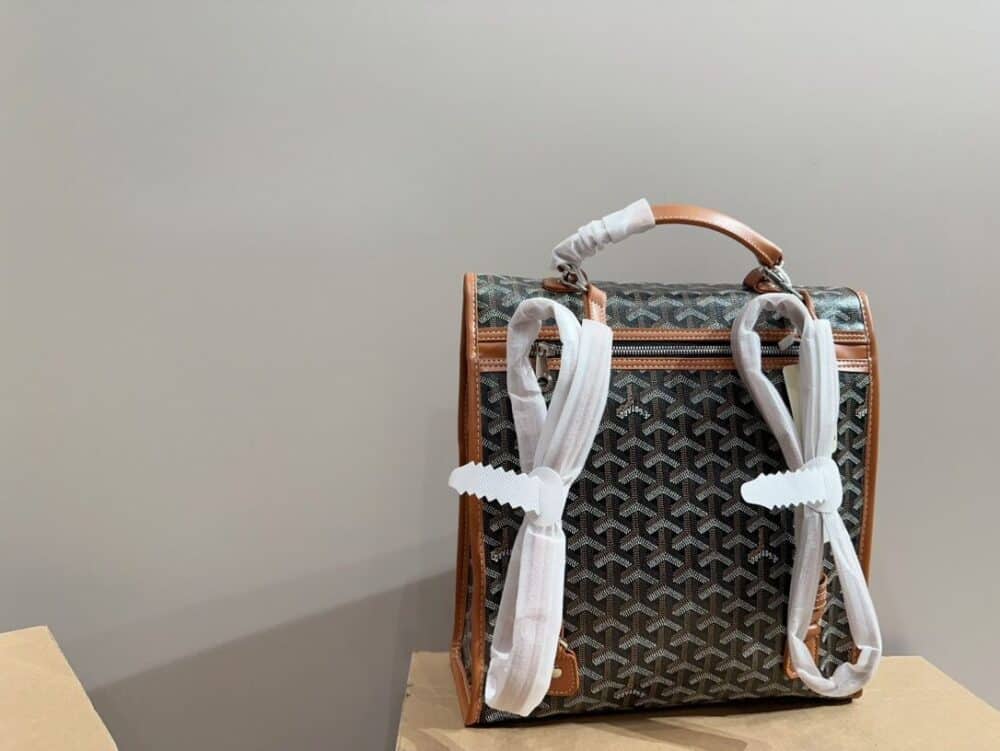 GOYARD SAINT LÉGER BACKPACK BLACK TAN 36CM STLEGEMMLTY01CG03P - Image 5
