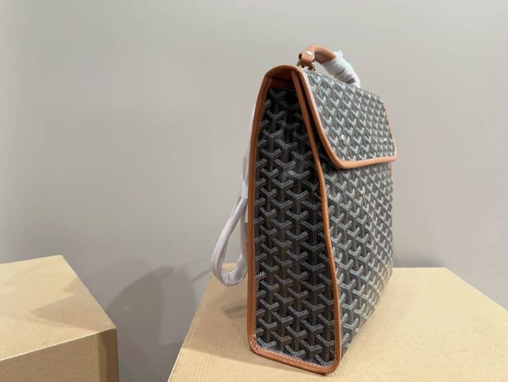 GOYARD SAINT LÉGER BACKPACK BLACK TAN 36CM STLEGEMMLTY01CG03P - Image 6