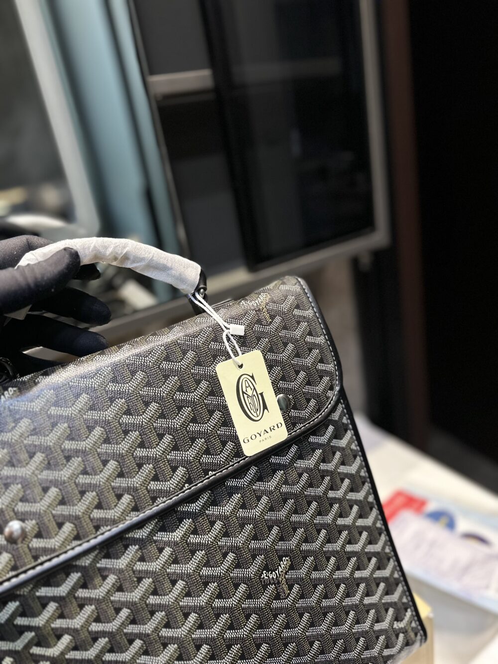 GOYARD SAINT LÉGER BACKPACK BLACK 36CM STLEGEMMLTY01CG01P - Image 7
