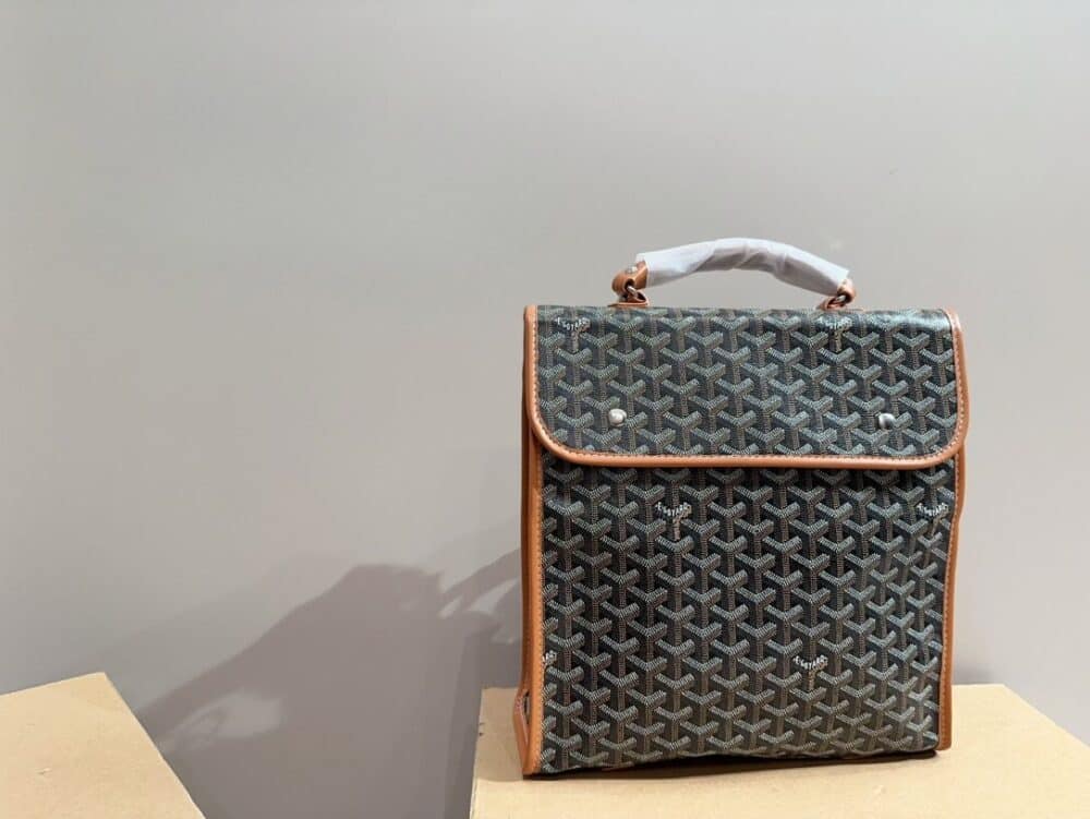 GOYARD SAINT LÉGER BACKPACK BLACK TAN 36CM STLEGEMMLTY01CG03P - Image 10