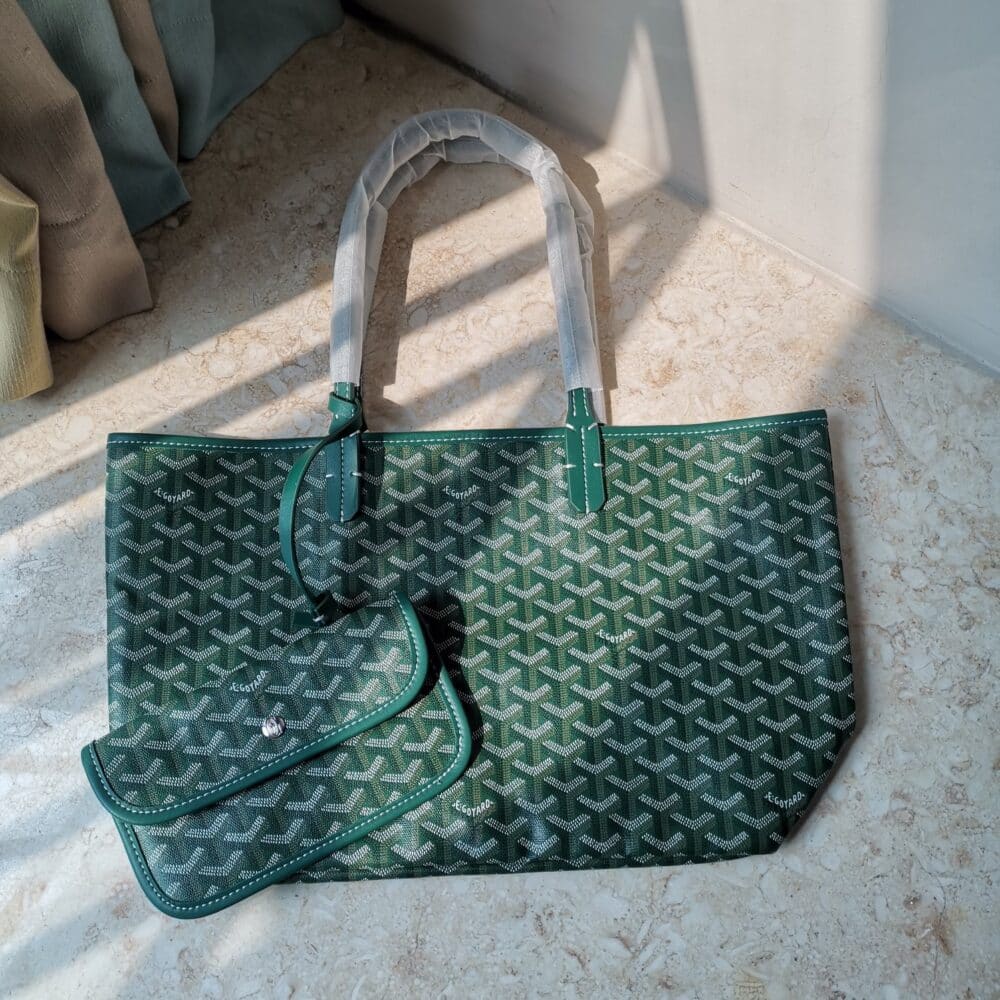 GOYARD ANJOU PM BAG GREEN 40CM ANJOUSPMLCG09TY09P - Image 5