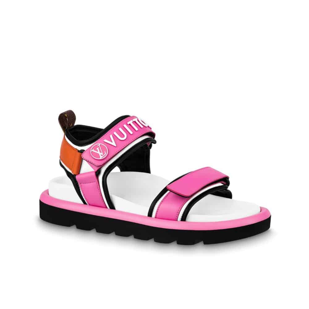 LOUIS VUITTON POOL PILLOW COMFORT SANDALS PINK 1A9OCI