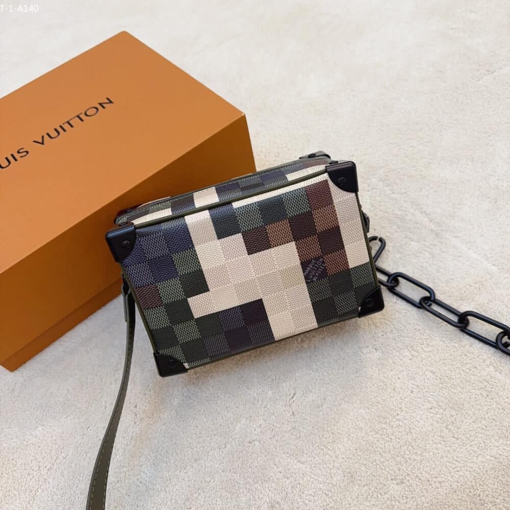 LOUIS VUITTON MINI SOFT TRUNK GREEN 20CM M24581 - Image 6