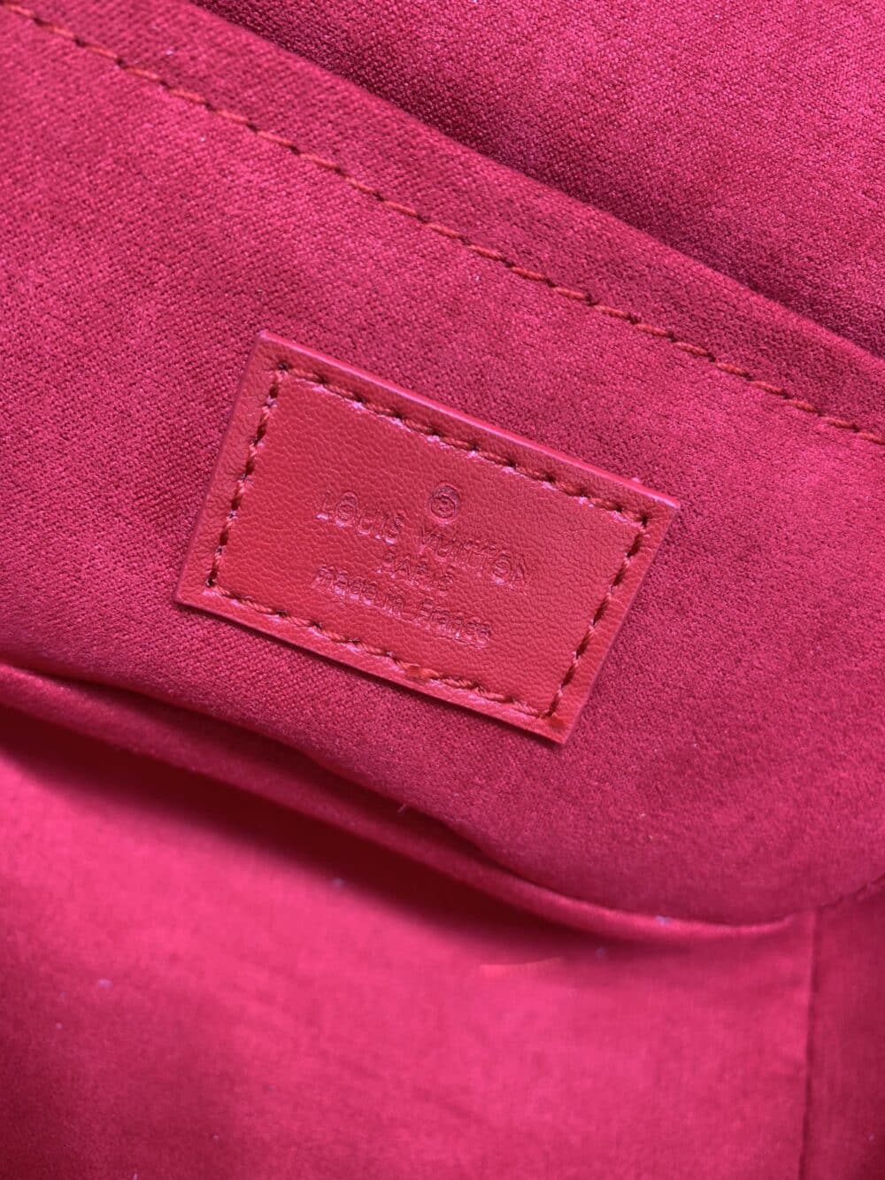 LOUIS VUITTON NICE MINI MONOGRAM CANVAS RED 20CM M46766 - Image 3