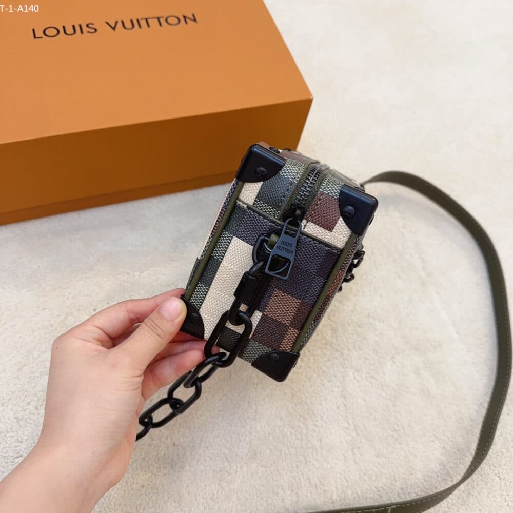 LOUIS VUITTON MINI SOFT TRUNK GREEN 20CM M24581 - Image 8